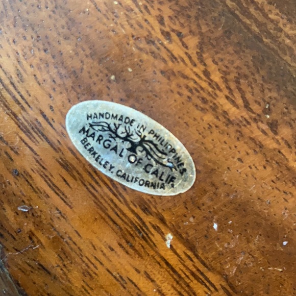 Monkey pod Wood leaf bowl set - Picture 6 of 6